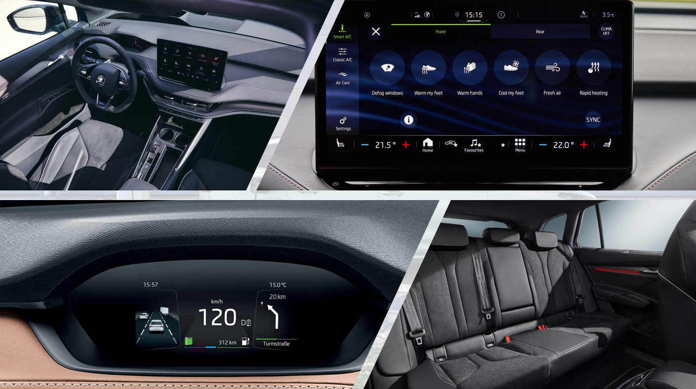 SKODA Enyaq 80 iV Sportline inside