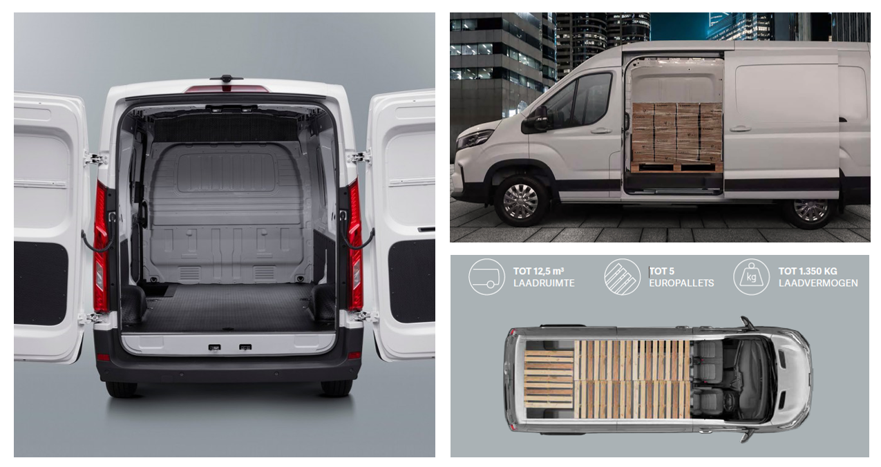 Maxus eDELIVER9 laadinformatie