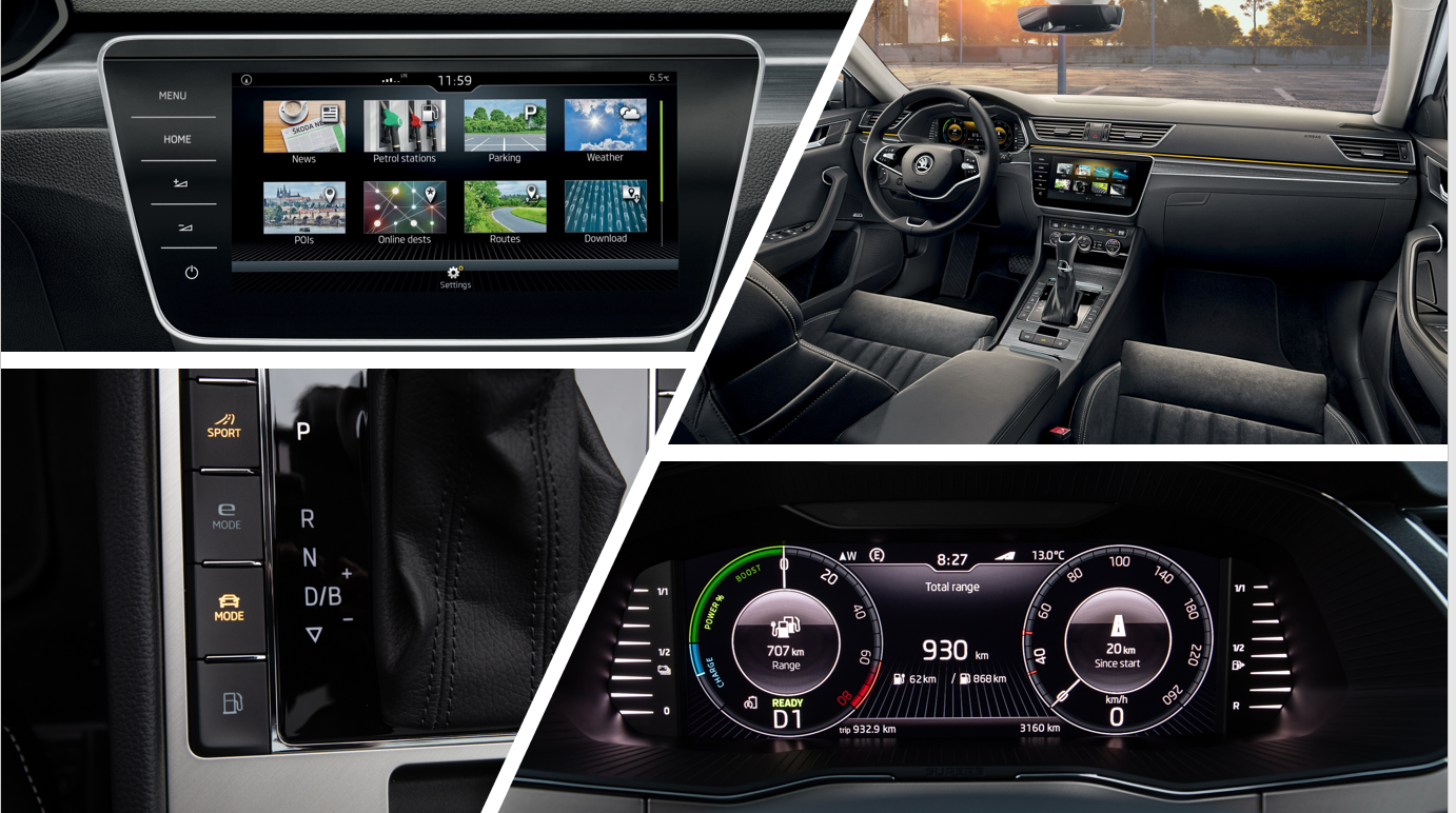 Testverslag SKODA Superb Combi Sportline 1.4 TSI iV comfort