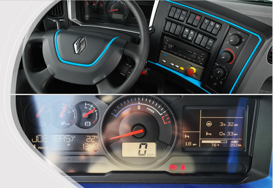 Testdrive Renault Trucks D16T E-Tech inside