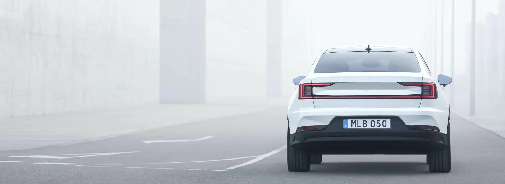 Polestar 2 rear view