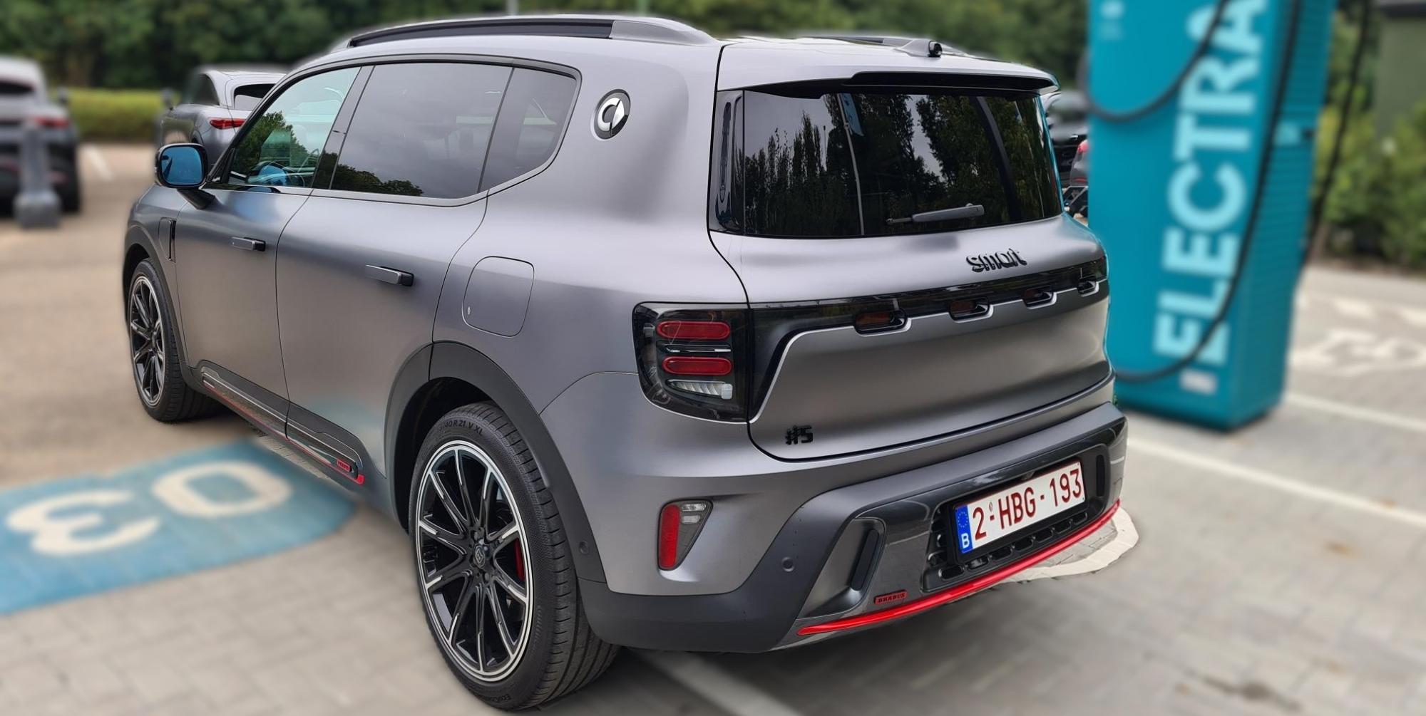Test review DrivOlution smart #5 BRABUS rear view