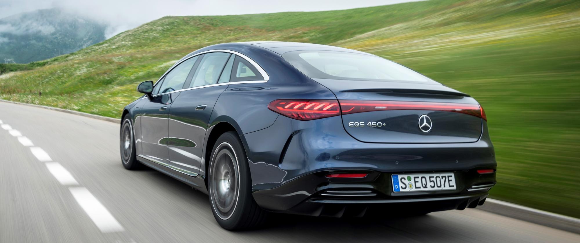 Testverslag Mecedes-Benz 450+, rear view