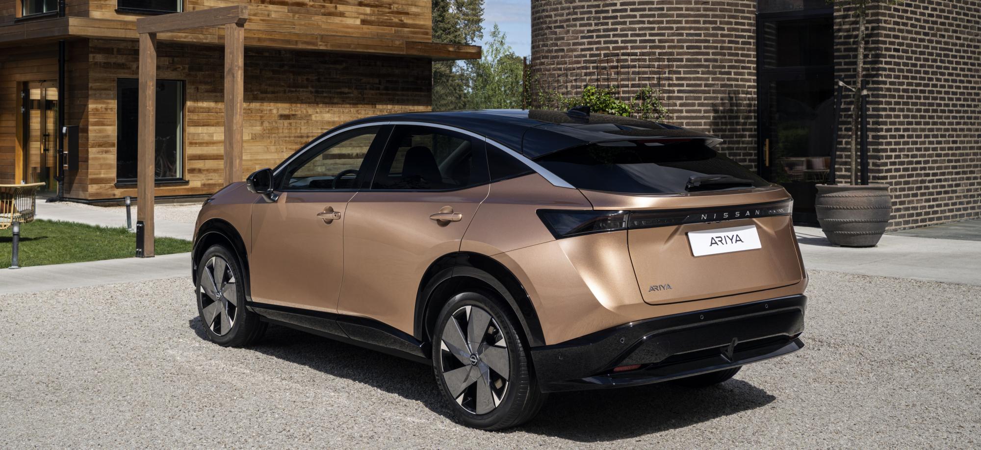 Testverslag Drivolution Nissan Ariya back view