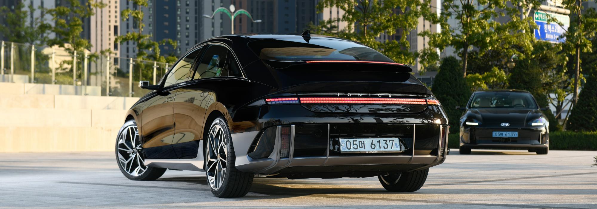 Testverslag Drivolution Hyundai IONIQ 6 - rear view