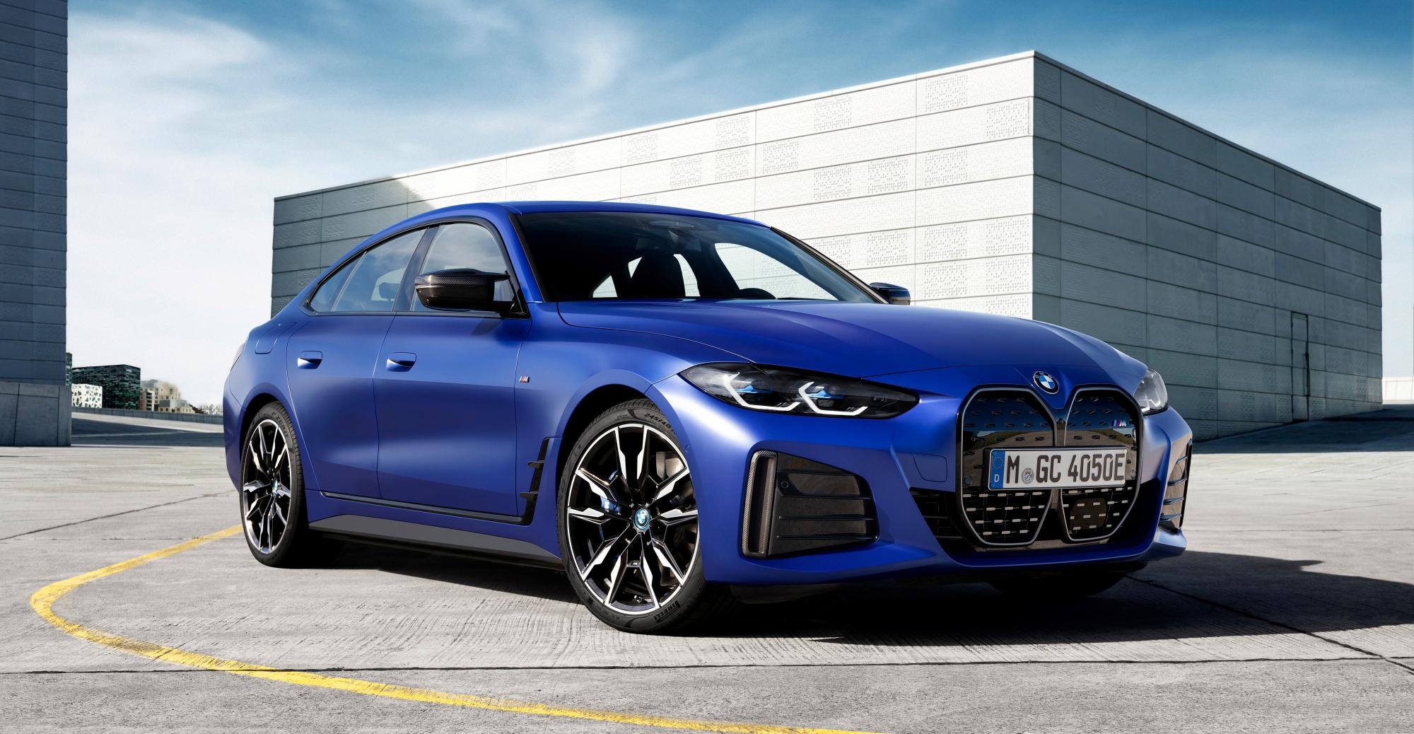 Testverslag BMW i4 M50 front view