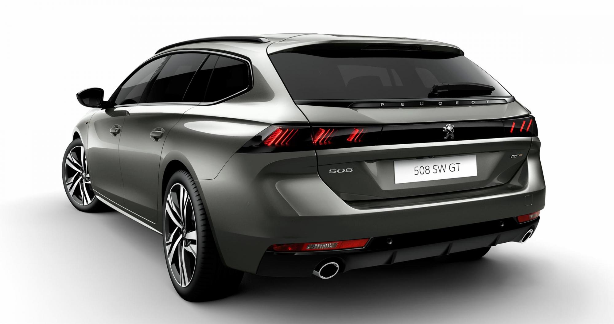 Achterzijde Peugeot 508 SW 1.5 BlueHDi 96 kW 101g
